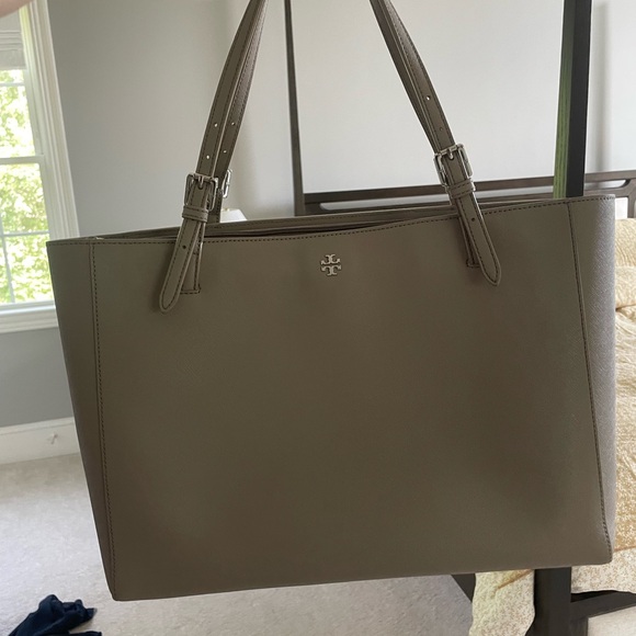 TORY BURCH Saffiano Leather Tote - Picture 4 of 14